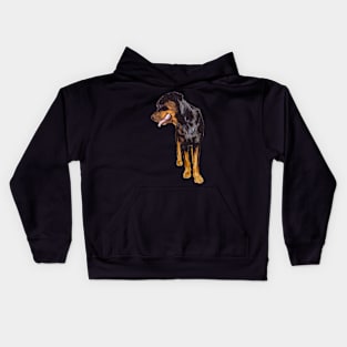 beautiful rottweiler Kids Hoodie